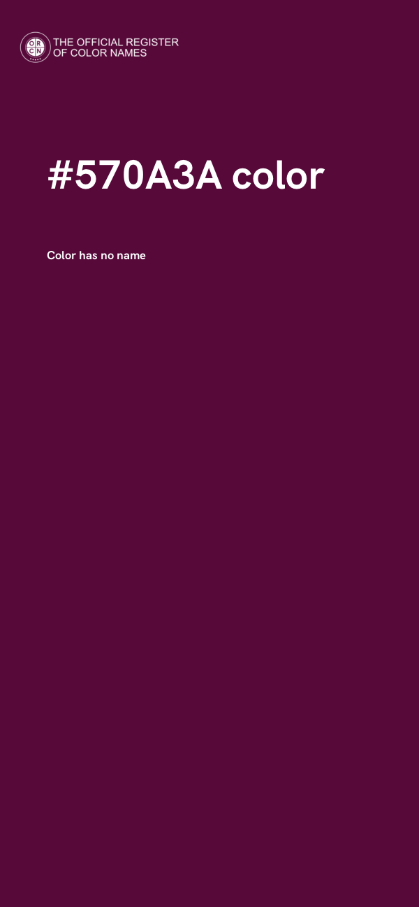 #570A3A color image