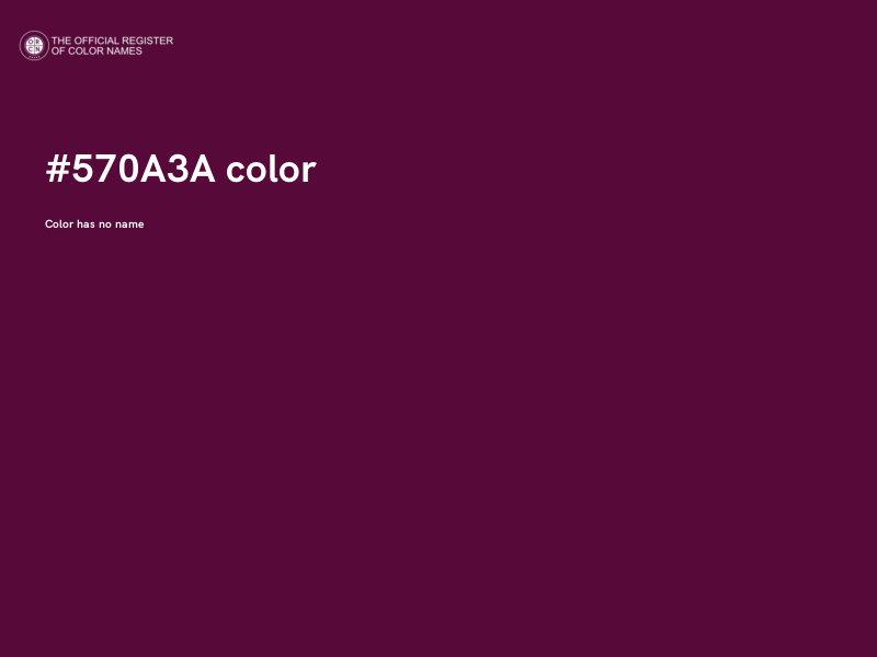 #570A3A color image