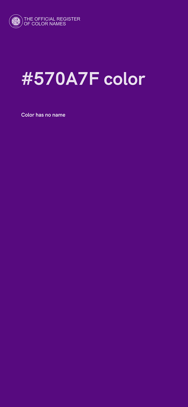 #570A7F color image
