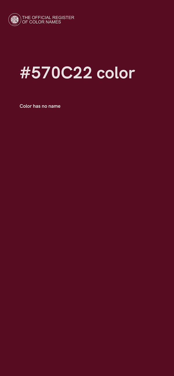 #570C22 color image