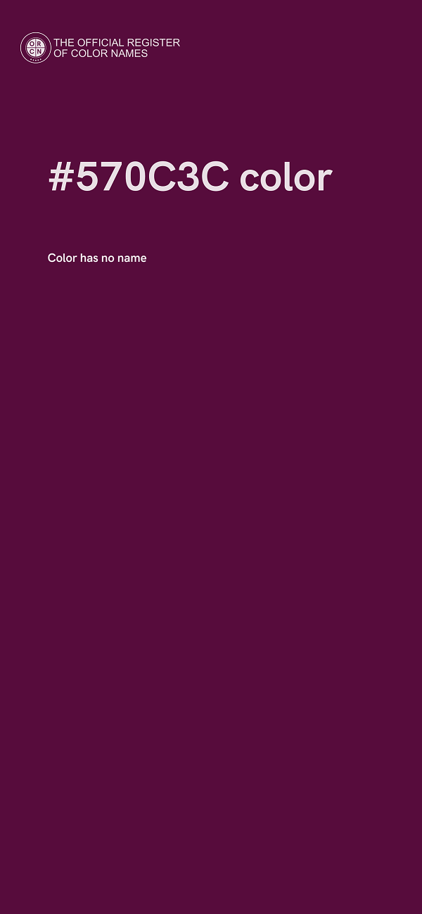 #570C3C color image