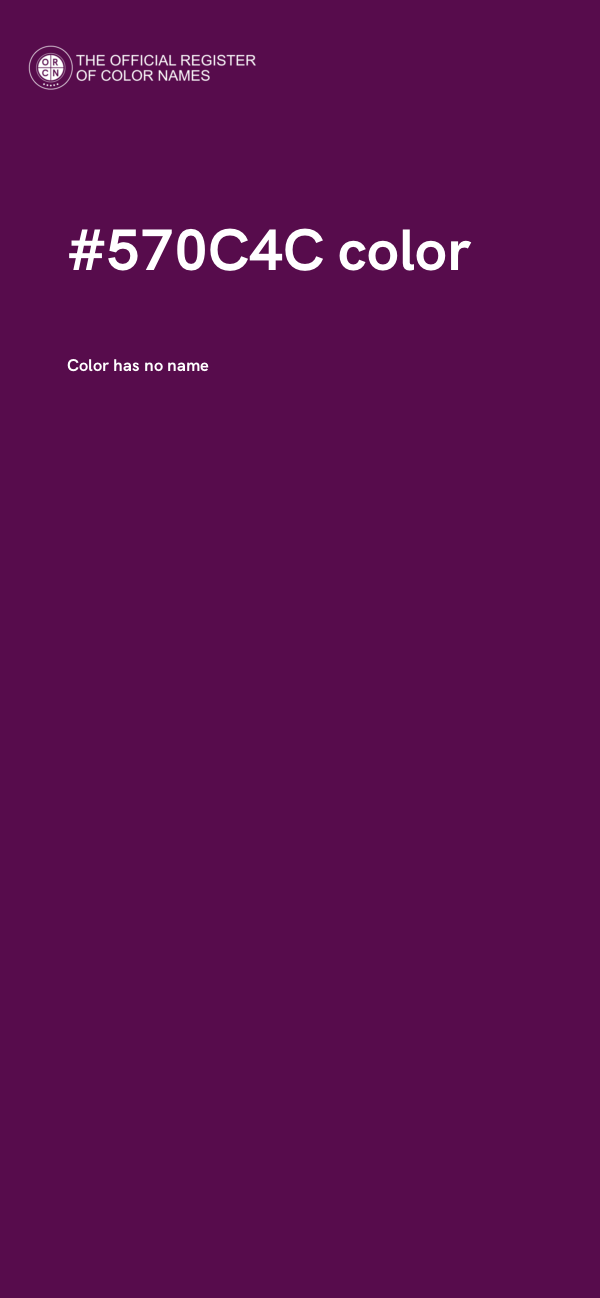 #570C4C color image