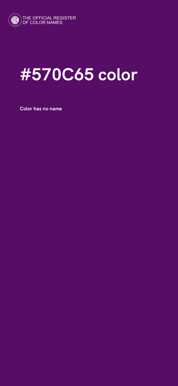 #570C65 color image