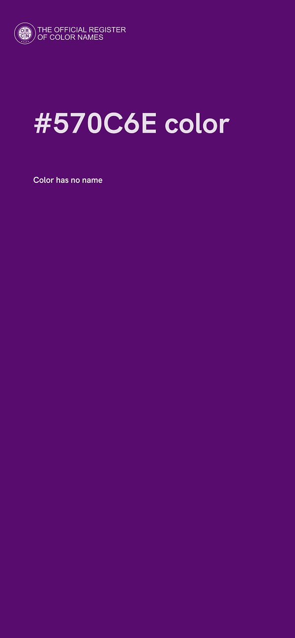 #570C6E color image