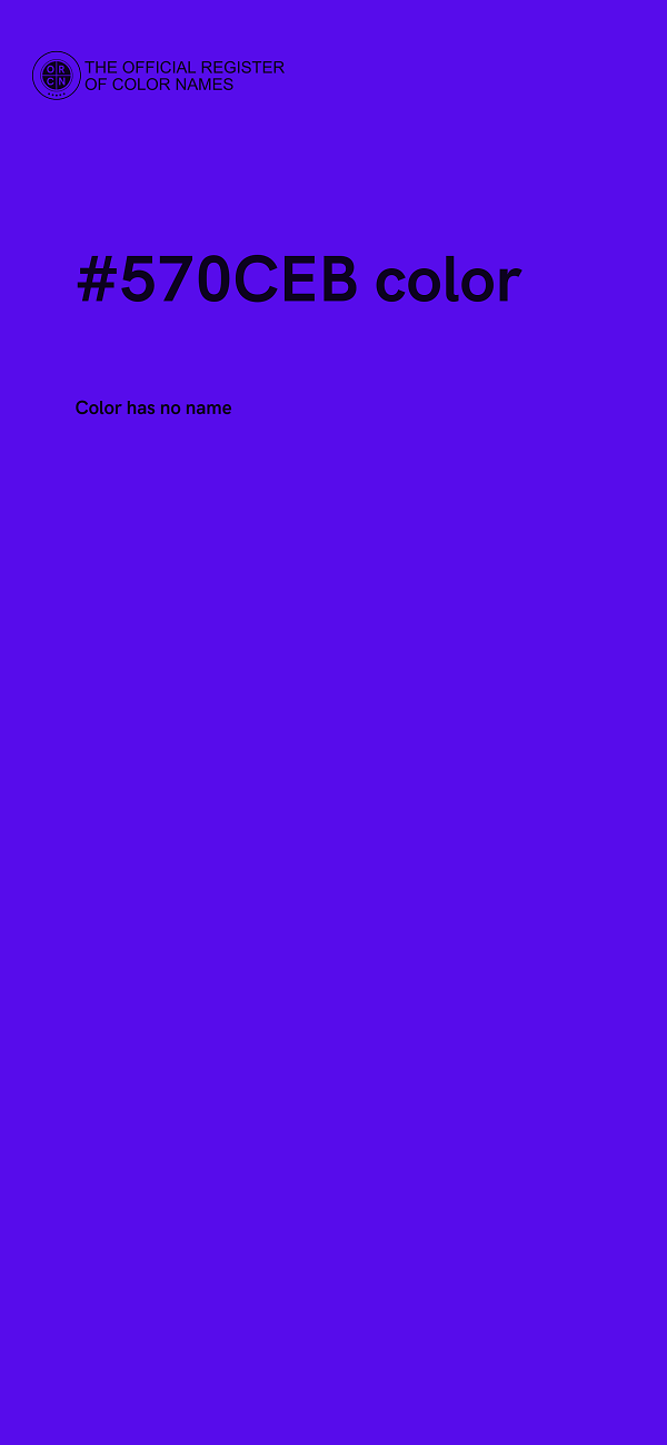 #570CEB color image
