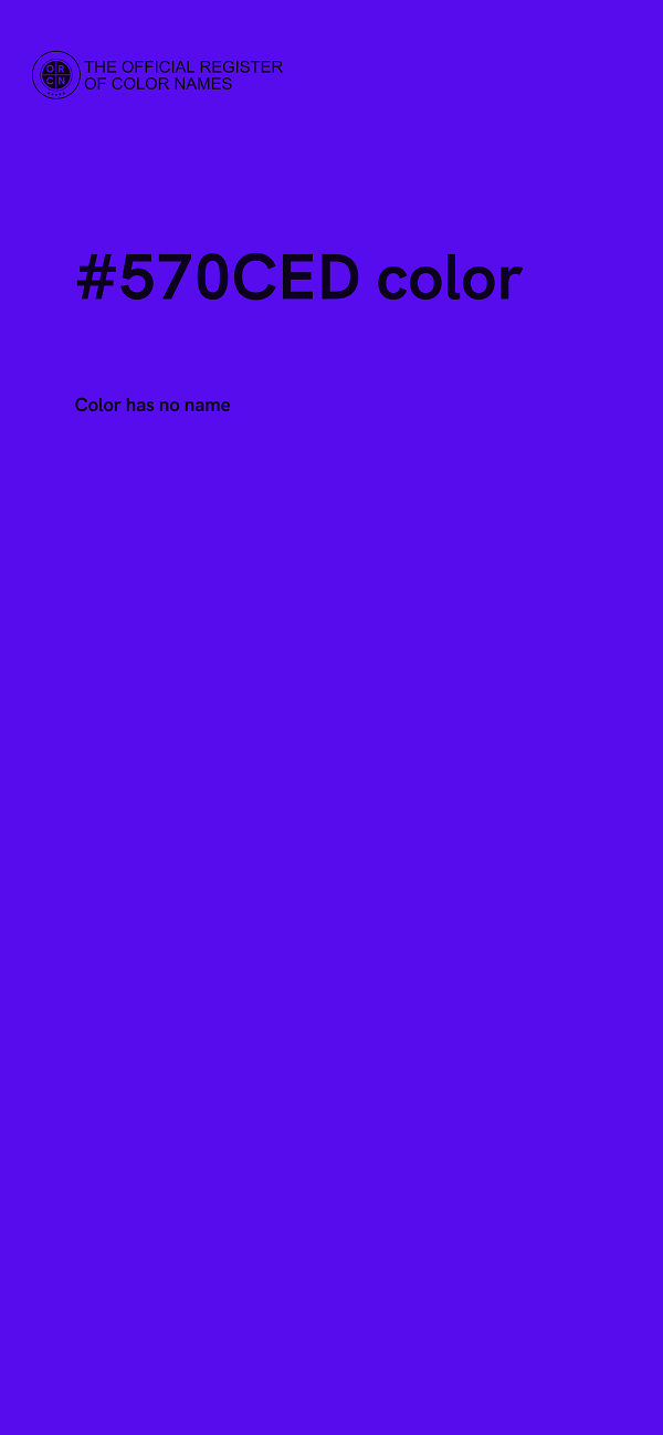 #570CED color image