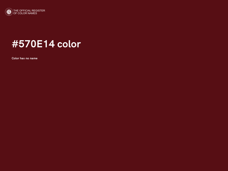 #570E14 color image