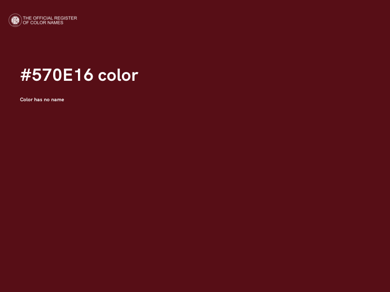 #570E16 color image