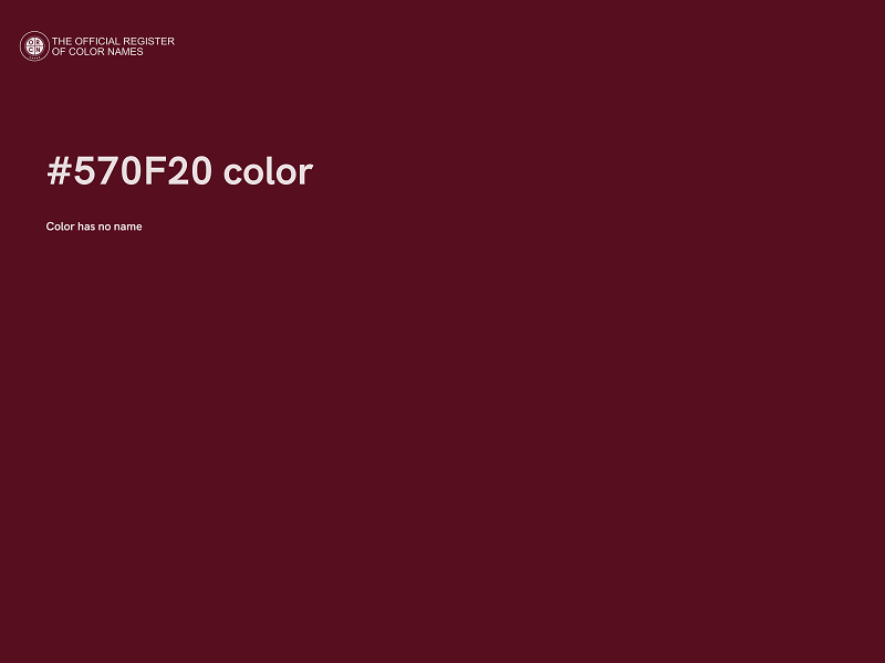 #570F20 color image
