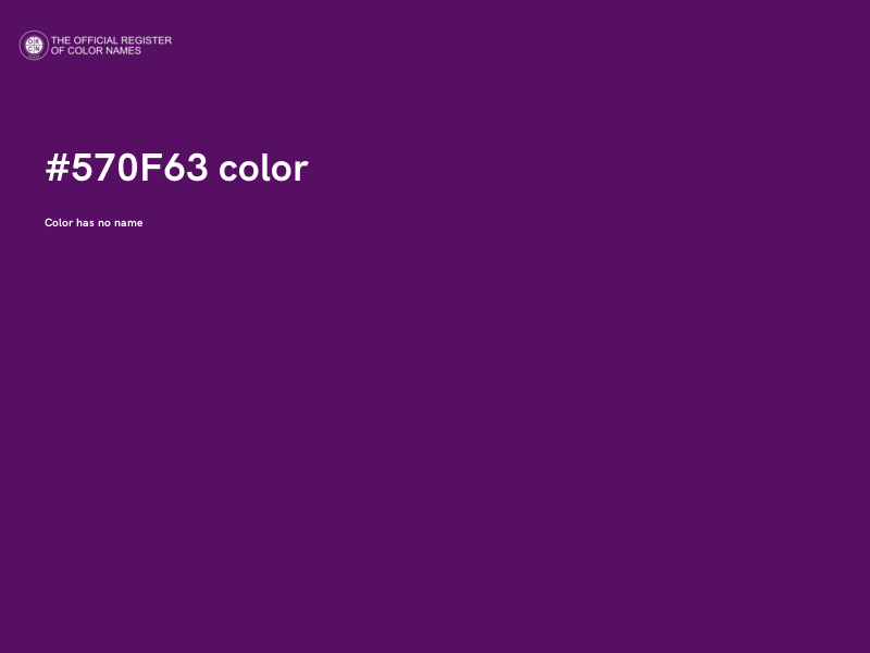 #570F63 color image