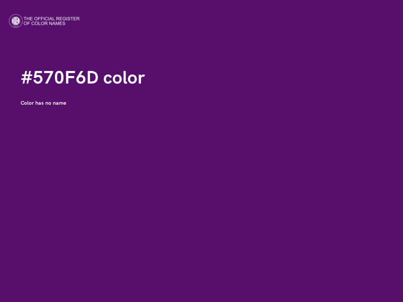 #570F6D color image