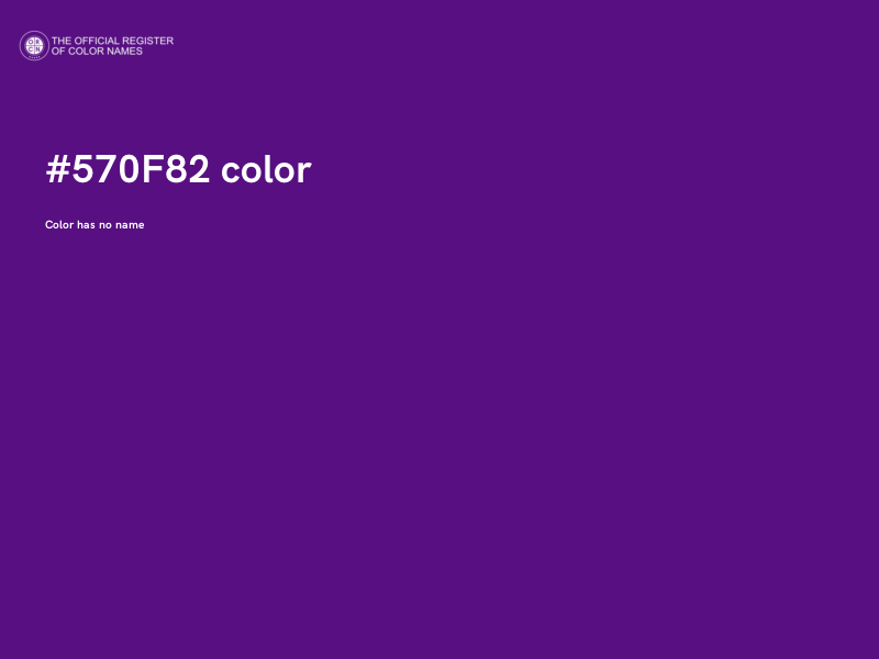 #570F82 color image