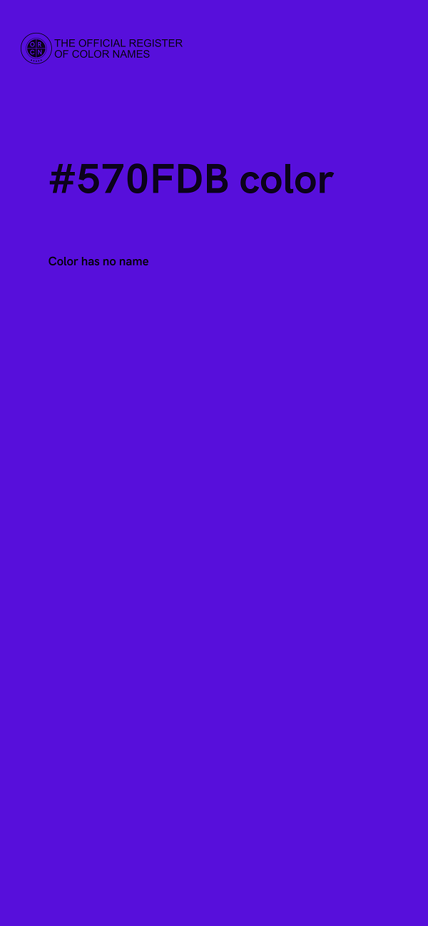 #570FDB color image