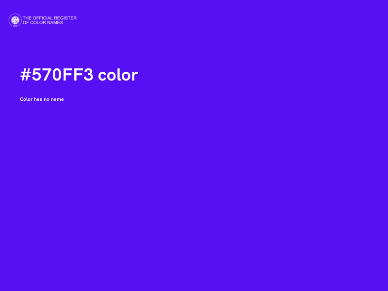 #570FF3 color image