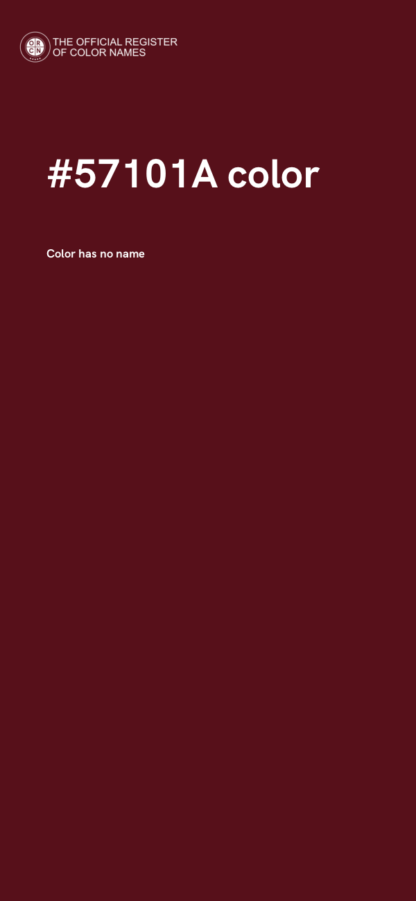 #57101A color image