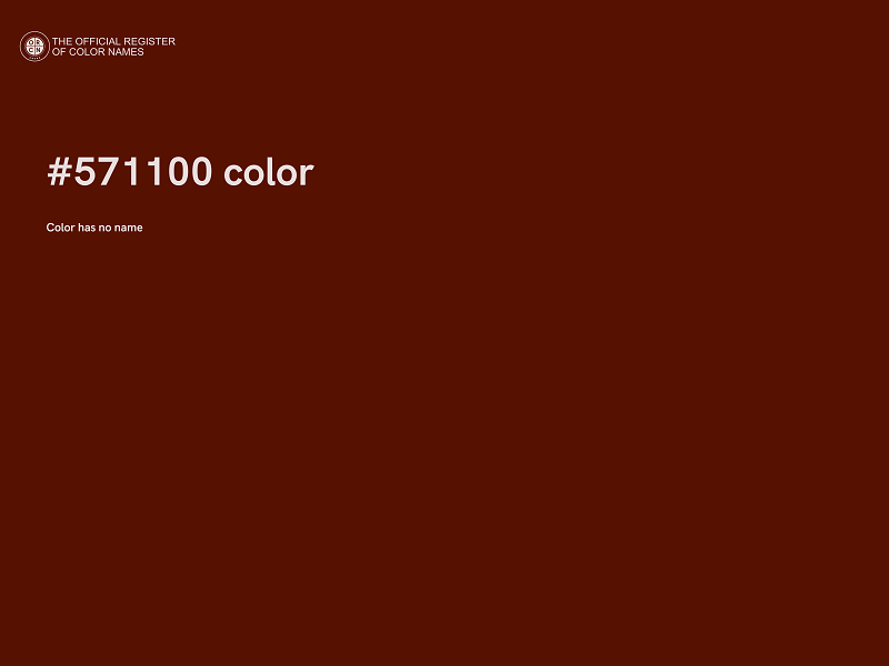 #571100 color image