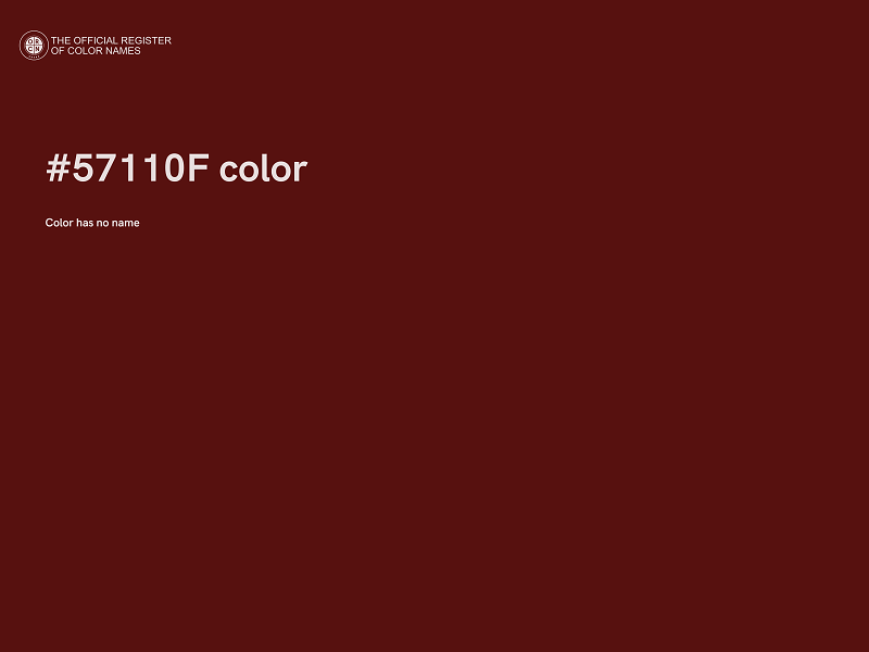 #57110F color image