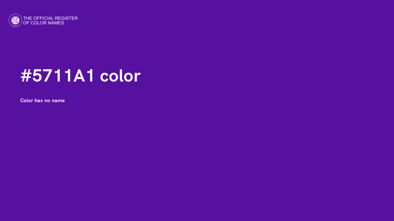 #5711A1 color image