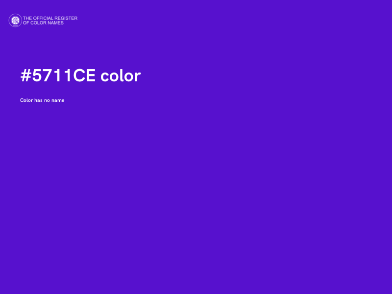 #5711CE color image