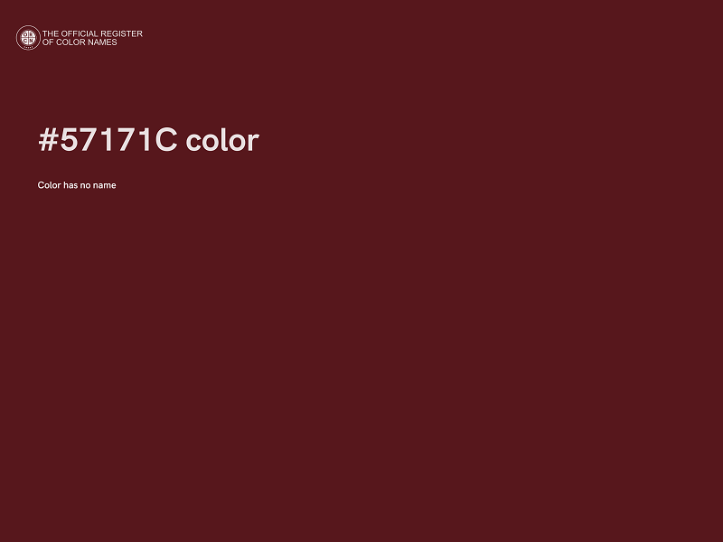 #57171C color image