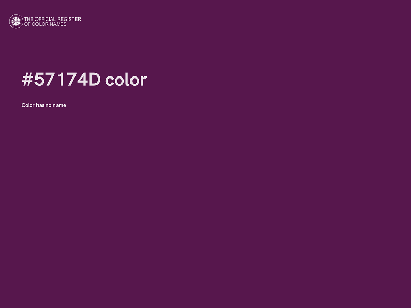 #57174D color image