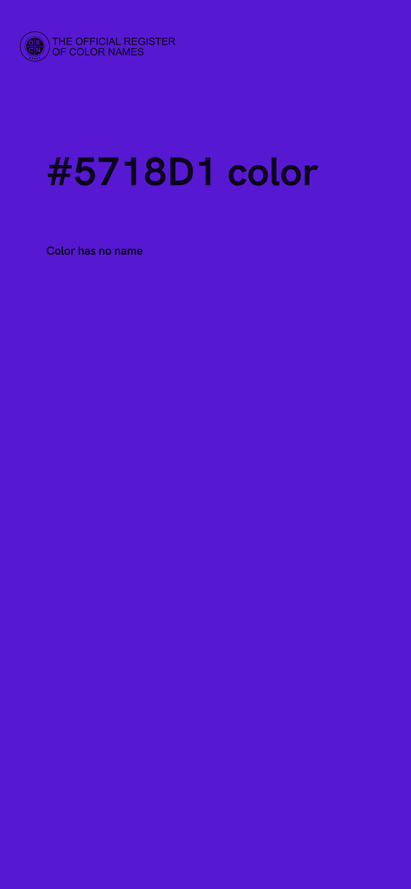 #5718D1 color image