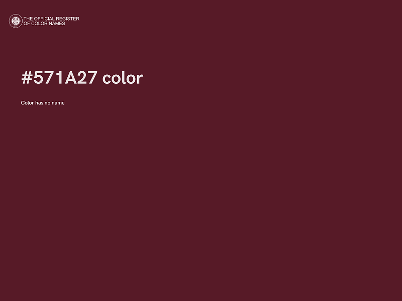 #571A27 color image