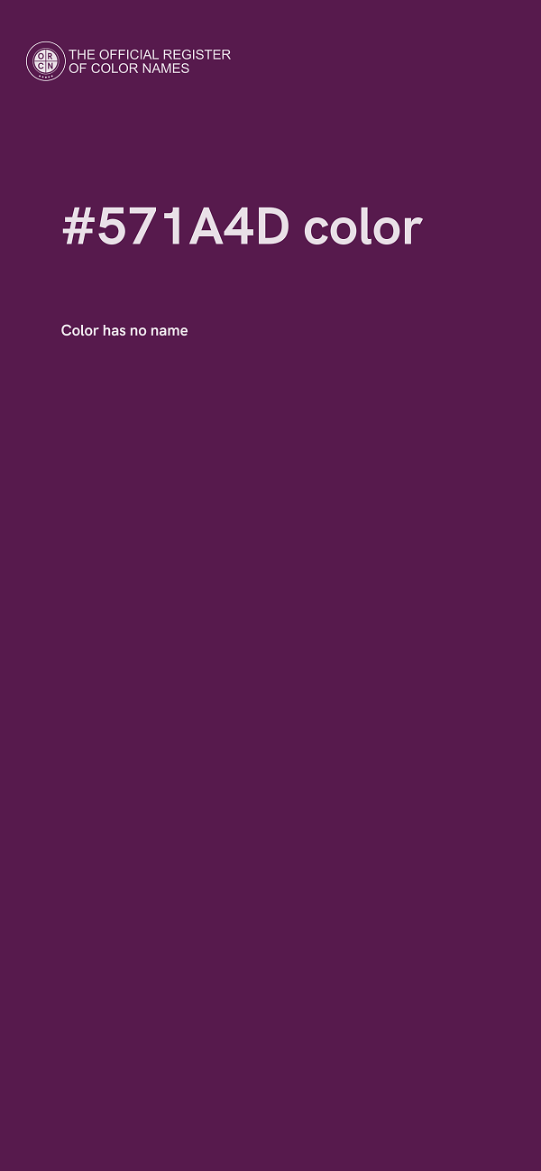 #571A4D color image