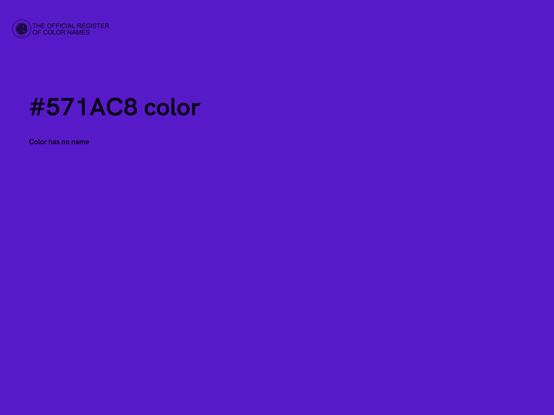 #571AC8 color image