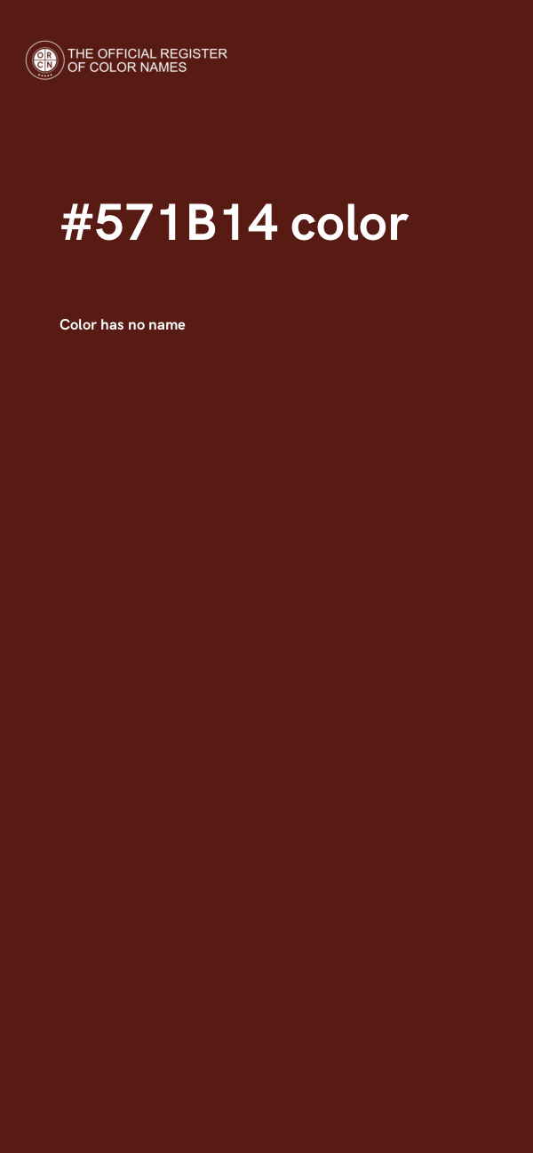 #571B14 color image