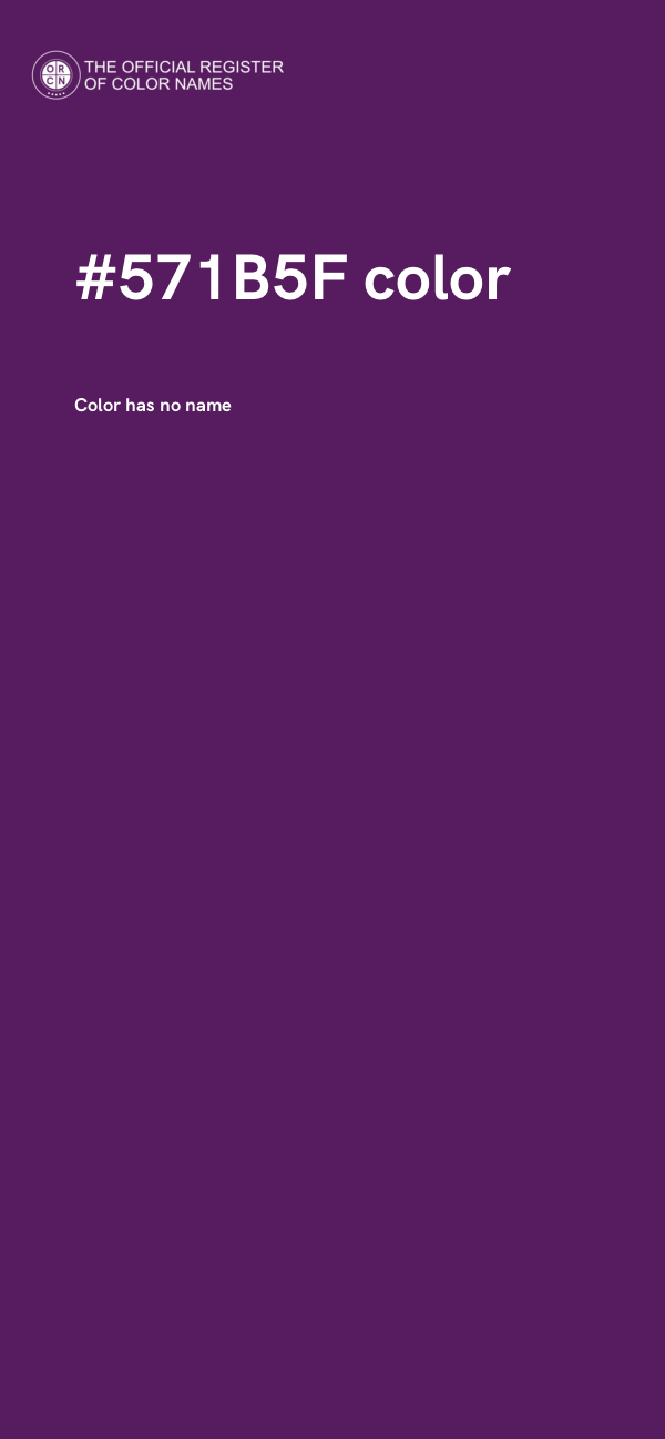 #571B5F color image
