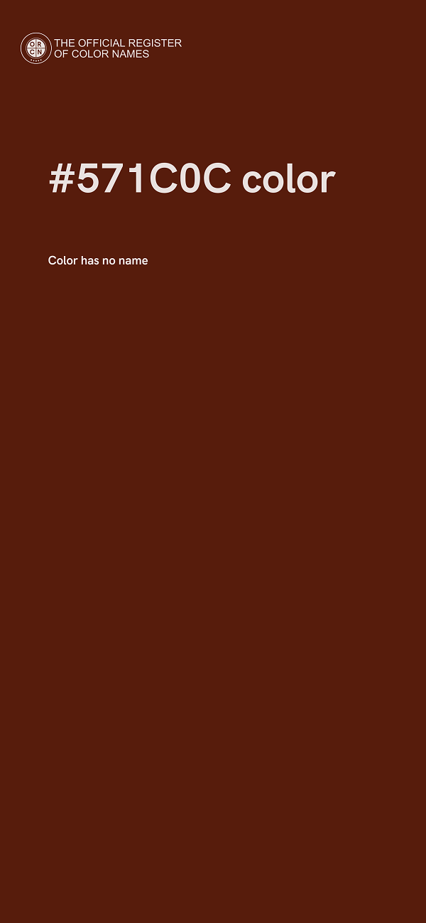 #571C0C color image