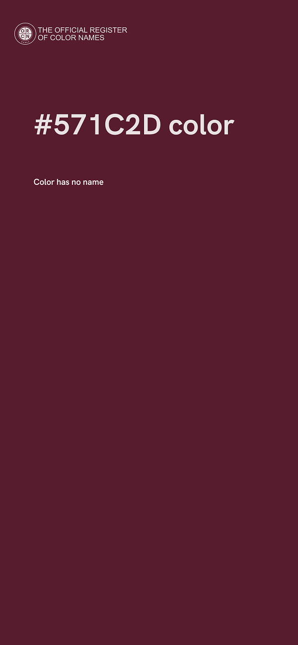#571C2D color image