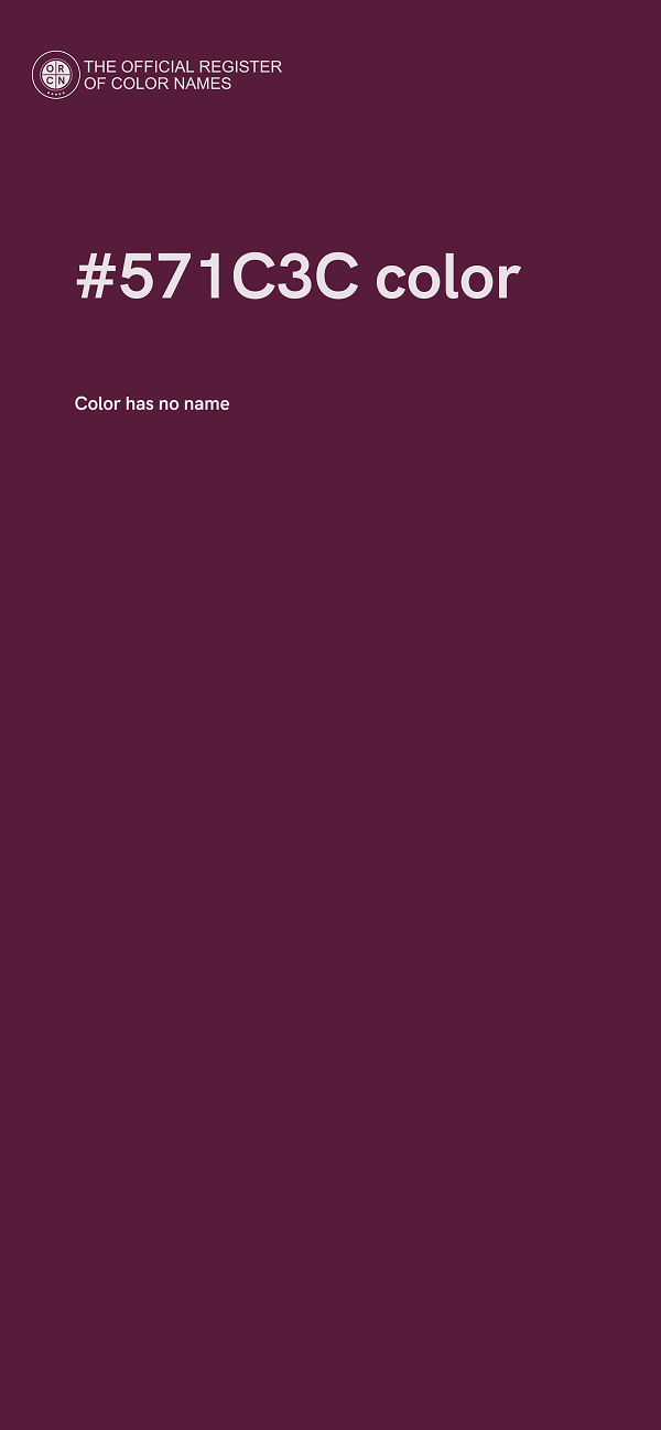 #571C3C color image