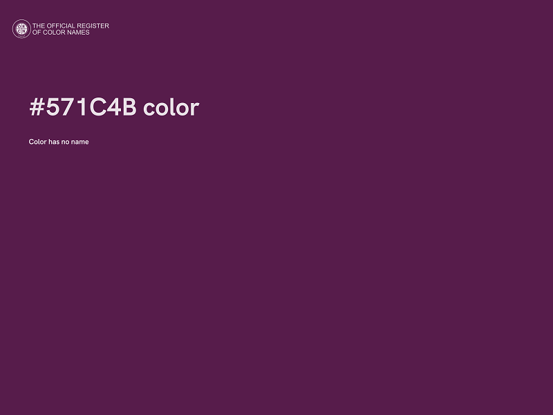 #571C4B color image