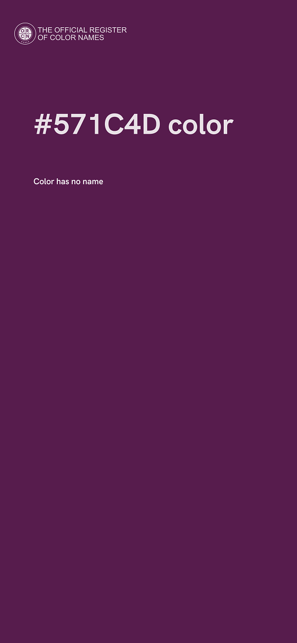 #571C4D color image