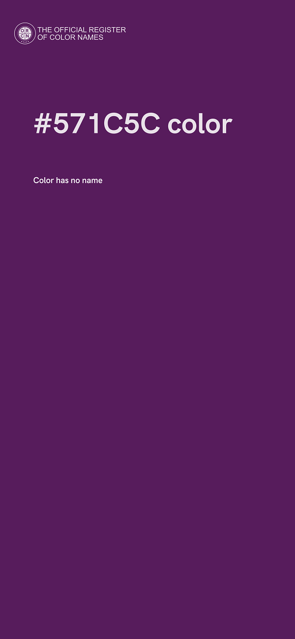 #571C5C color image