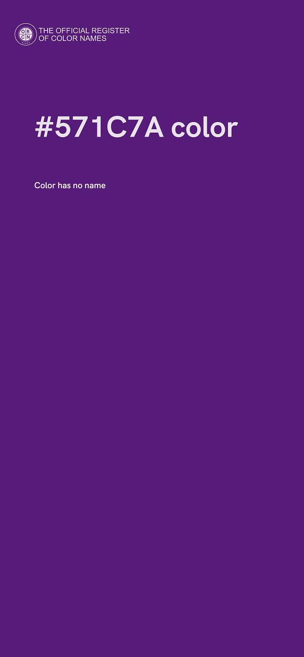 #571C7A color image