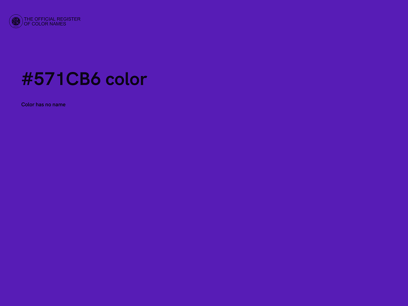 #571CB6 color image
