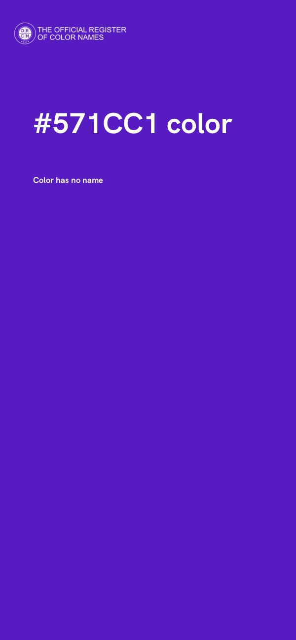 #571CC1 color image