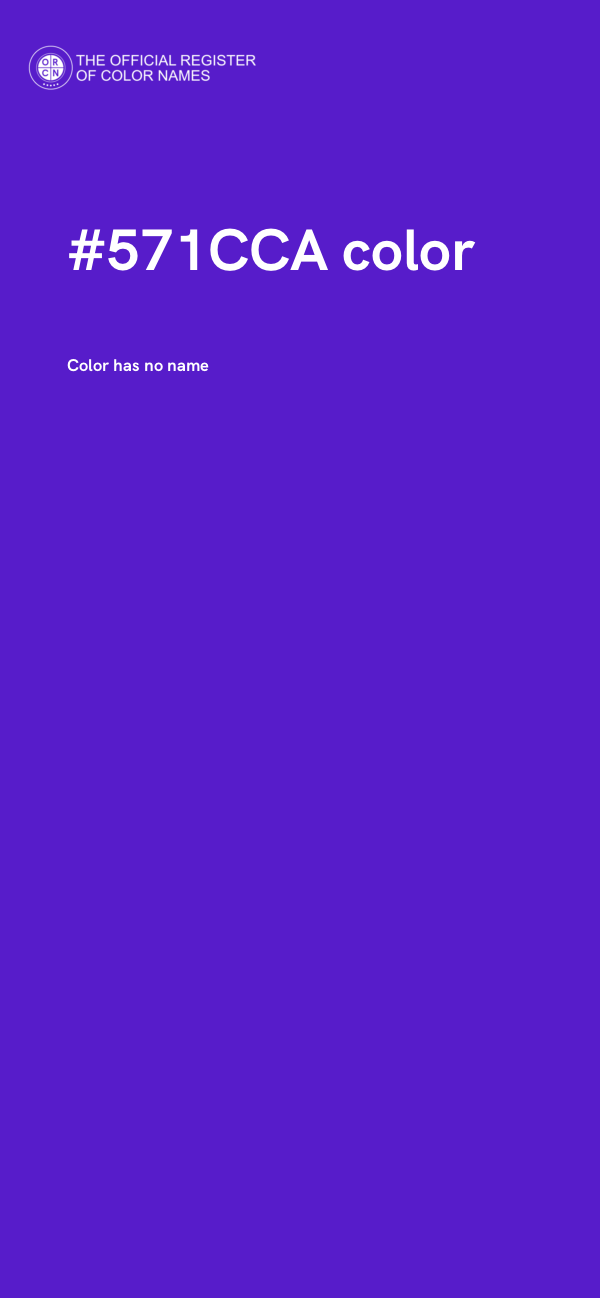 #571CCA color image