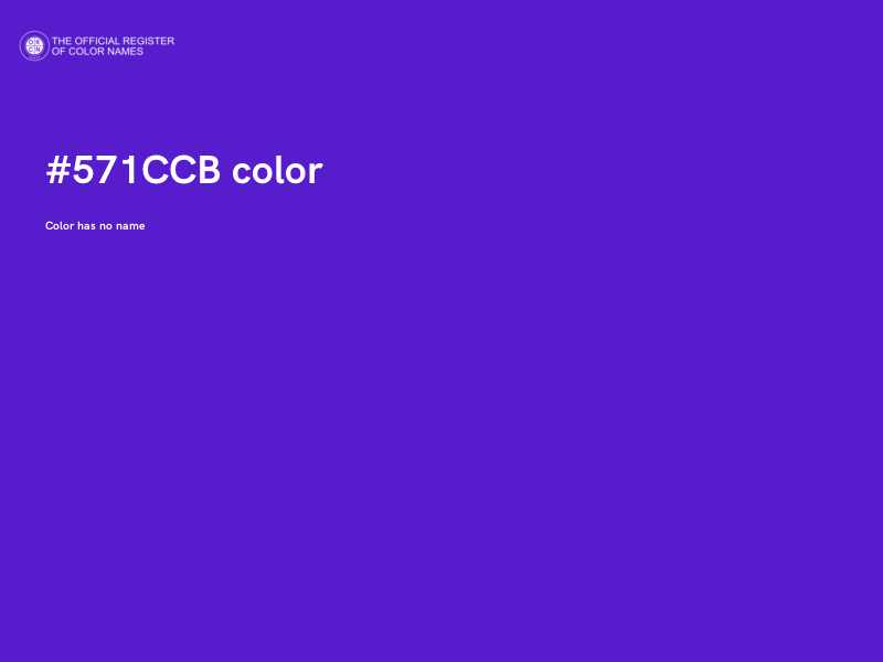 #571CCB color image