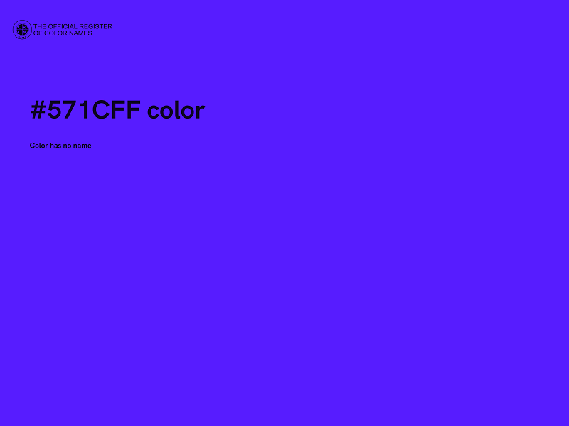 #571CFF color image