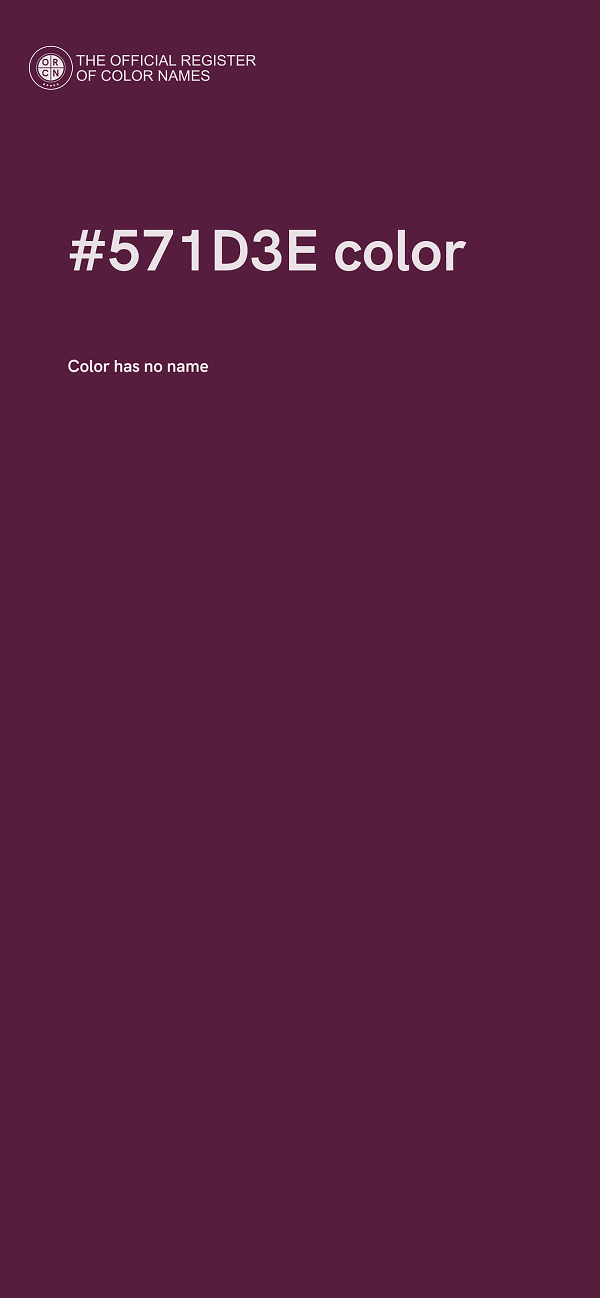 #571D3E color image