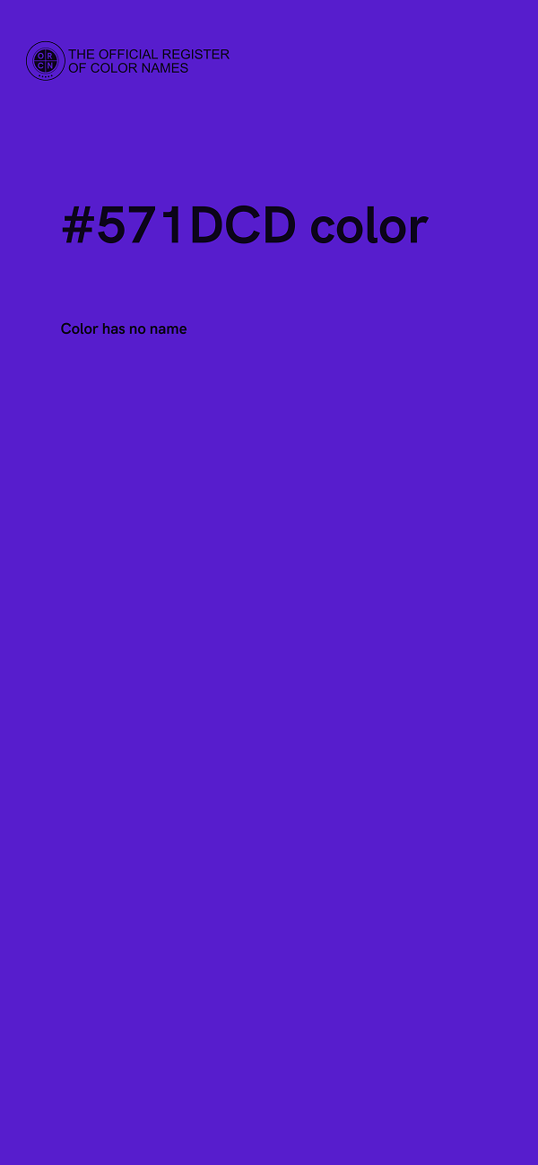 #571DCD color image