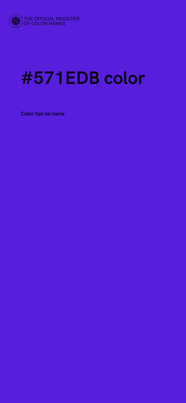 #571EDB color image