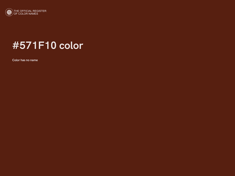 #571F10 color image