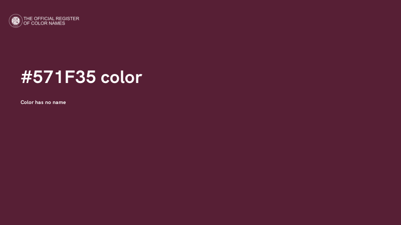 #571F35 color image