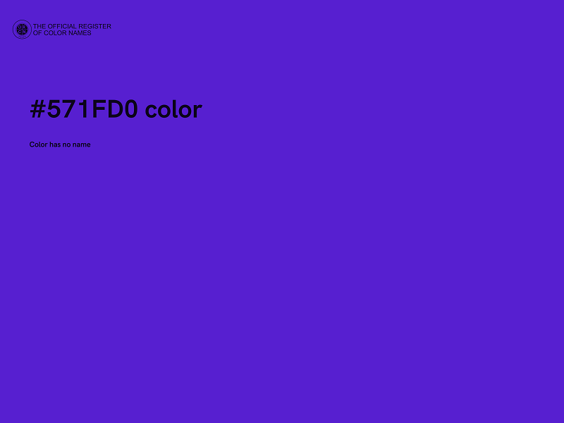 #571FD0 color image