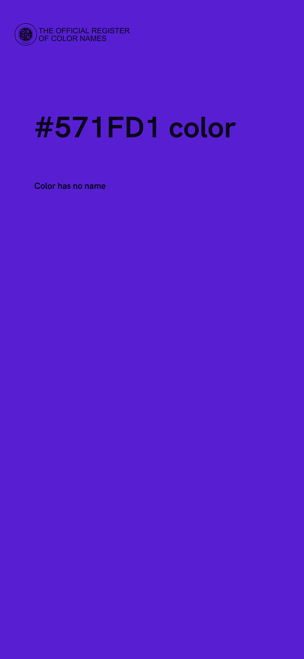#571FD1 color image